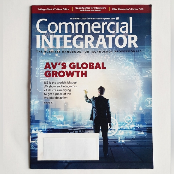 Commercial Integrator Magazine February, 2020 - Av's Global Growth - Picture 1 of 2